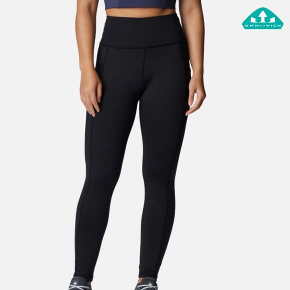 EUC: Columbia Windgates™ High-Rise Leggings Black Size Medium - Picture 1 of 11
